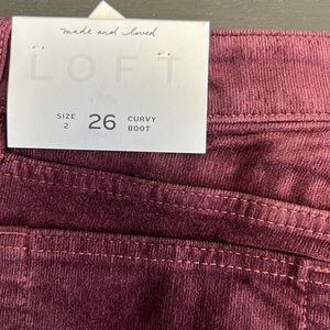 ANN TAYLOR LOFT Curvy Boot Cords NWT